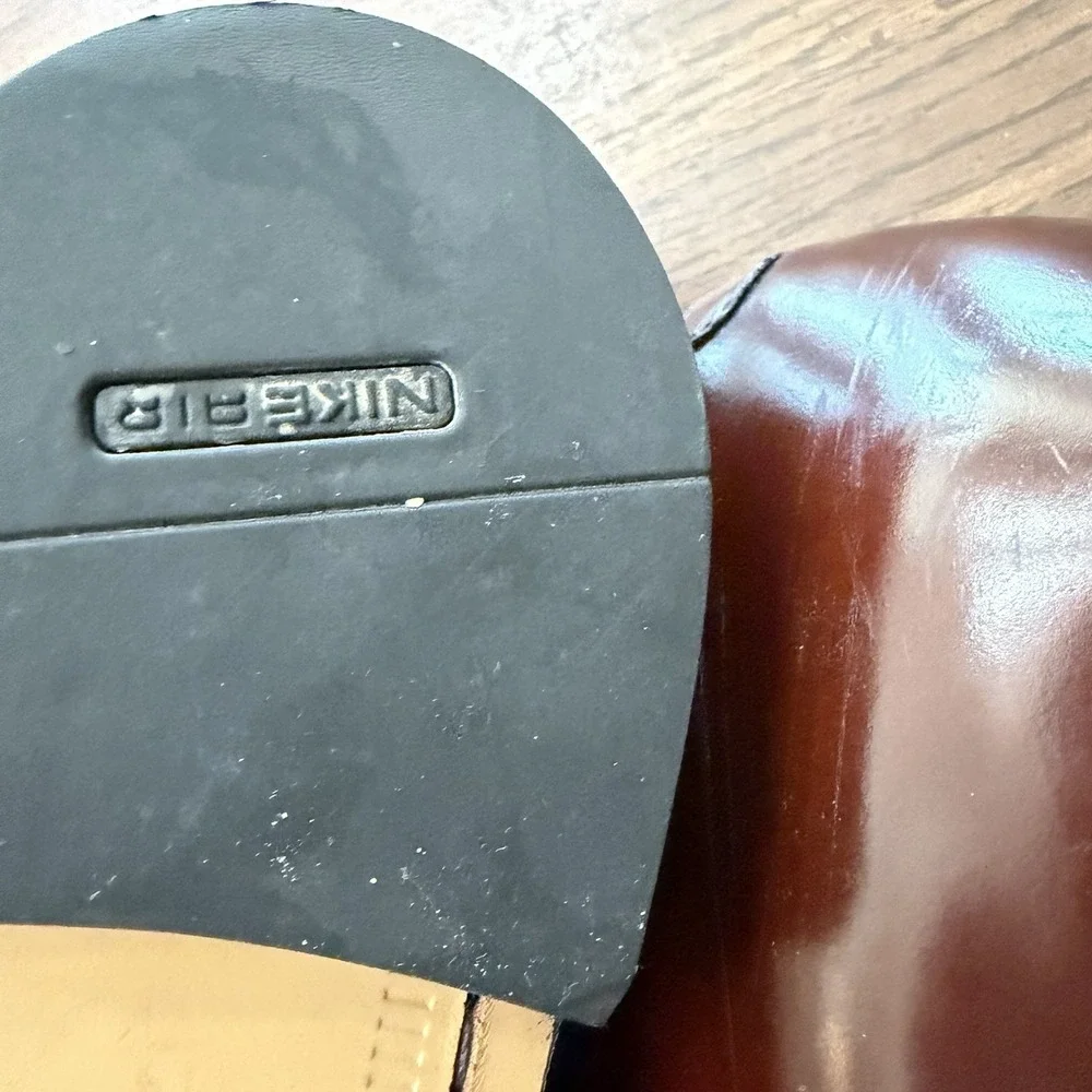 Cole Haan Men's Burgundy Cordovan Leather Split Toe Oxford Dress Shoe Size 9.5‎